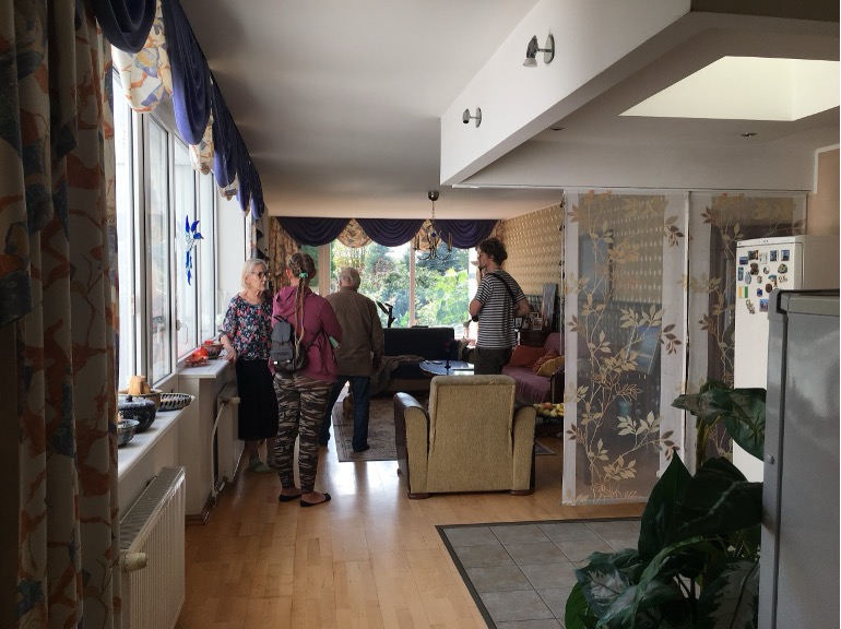 Visit to one of the larger atrium apartments in the Golden Home building in 2024. Photo credits: Merilin Tee